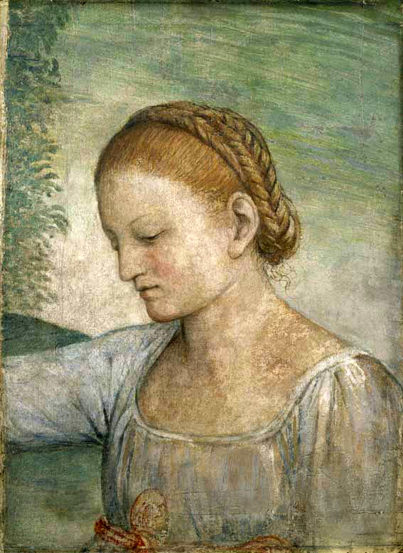 head of a girl